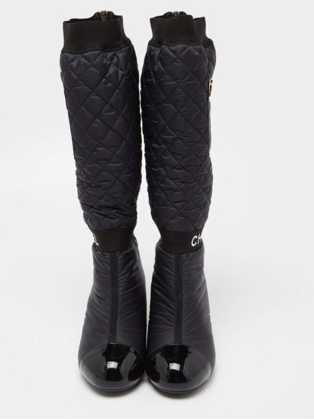 CHANEL Boots  Two way quilted leather  CC logo Runway size 40 - Picture 9 of 16